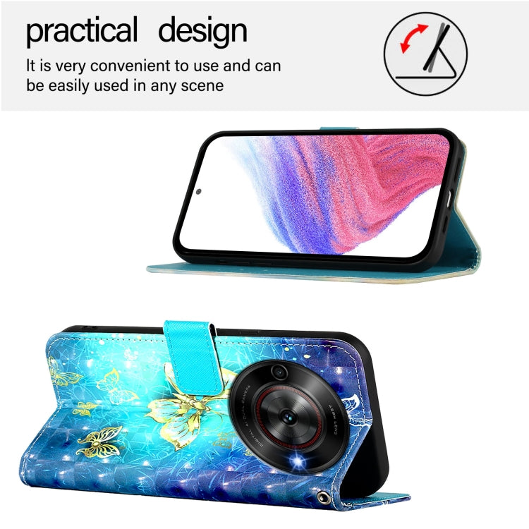 3D Painting Horizontal Flip Leather Phone Case, For ZTE Blade A75 5G / Nubia Focus, For ZTE Blade A75 4G, For ZTE Blade A35 / A55, For ZTE Blade V60 / Axon 60, For ZTE Nubia Z60 Ultra, For ZTE Blade A73 5G