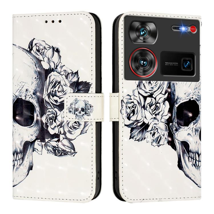 3D Painting Horizontal Flip Leather Phone Case, For ZTE Blade A75 5G / Nubia Focus, For ZTE Blade A75 4G, For ZTE Blade A35 / A55, For ZTE Blade V60 / Axon 60, For ZTE Nubia Z60 Ultra, For ZTE Blade A73 5G