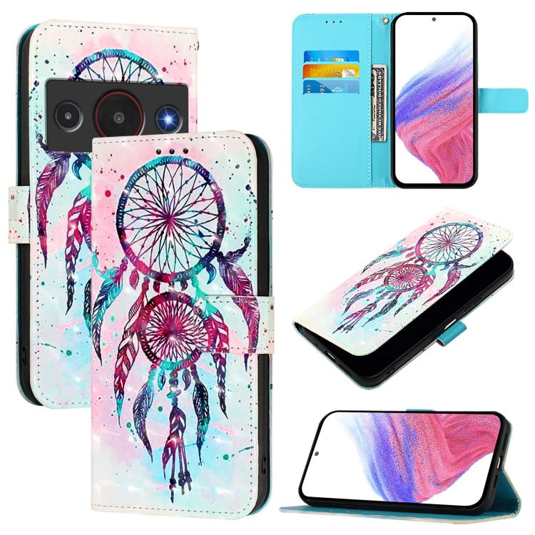 3D Painting Horizontal Flip Leather Phone Case, For ZTE nubia Neo 5 5G, For ZTE nubia Neo 5 GT 5G, For ZTE nubia P7 Pro 5G / Optus X Value 5G, For ZTE nubia P9 Pro 5G / Optus X Pro 2 5G, For ZTE nubia RedMagic 11 Air                                    ...