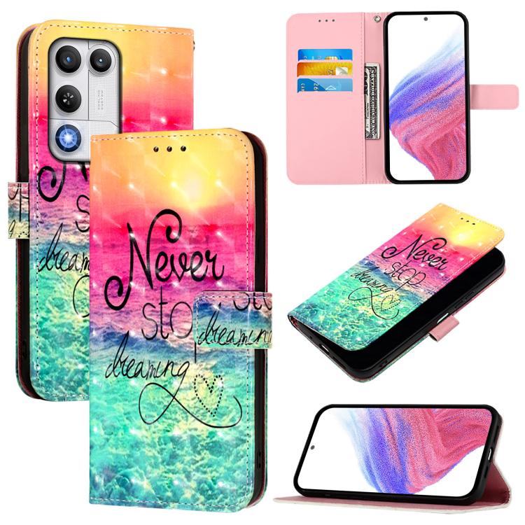 3D Painting Horizontal Flip Leather Phone Case, For ZTE nubia Neo 5 5G, For ZTE nubia Neo 5 GT 5G, For ZTE nubia P7 Pro 5G / Optus X Value 5G, For ZTE nubia P9 Pro 5G / Optus X Pro 2 5G, For ZTE nubia RedMagic 11 Air                                    ...