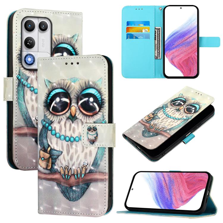 3D Painting Horizontal Flip Leather Phone Case, For ZTE nubia Neo 5 5G, For ZTE nubia Neo 5 GT 5G, For ZTE nubia P7 Pro 5G / Optus X Value 5G, For ZTE nubia P9 Pro 5G / Optus X Pro 2 5G, For ZTE nubia RedMagic 11 Air                                    ...