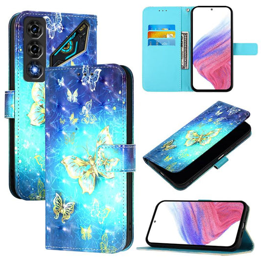 3D Painting Horizontal Flip Leather Phone Case, For ZTE nubia Neo 5 5G, For ZTE nubia Neo 5 GT 5G, For ZTE nubia P7 Pro 5G / Optus X Value 5G, For ZTE nubia P9 Pro 5G / Optus X Pro 2 5G, For ZTE nubia RedMagic 11 Air                                    ...