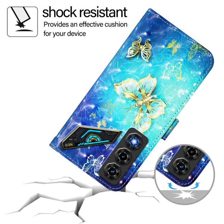3D Painting Horizontal Flip Leather Phone Case, For ZTE nubia Neo 5 5G, For ZTE nubia Neo 5 GT 5G, For ZTE nubia P7 Pro 5G / Optus X Value 5G, For ZTE nubia P9 Pro 5G / Optus X Pro 2 5G, For ZTE nubia RedMagic 11 Air                                    ...