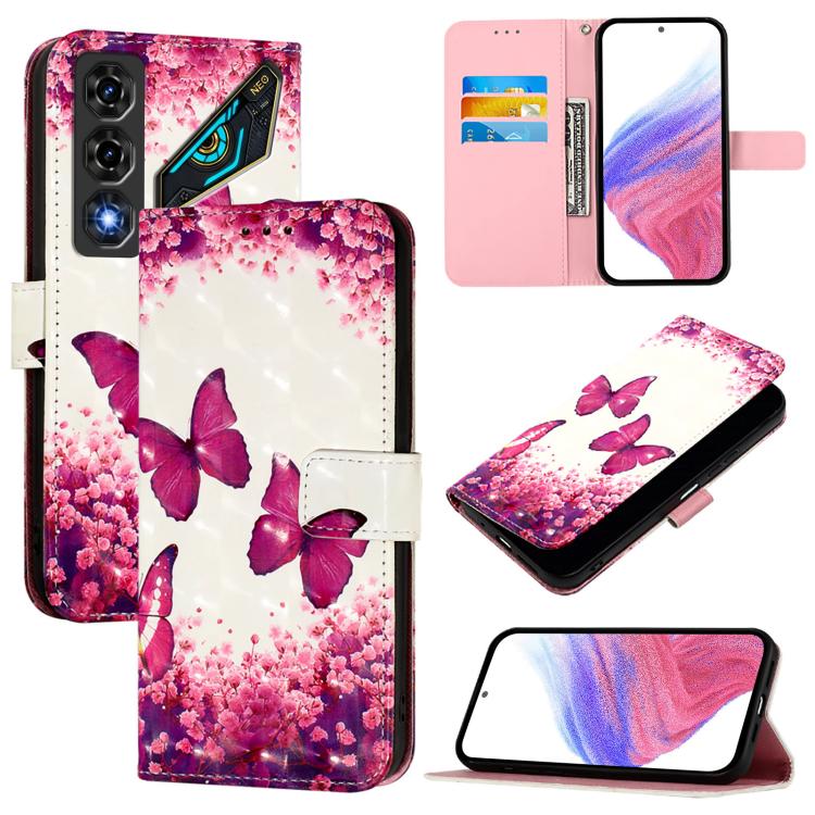 3D Painting Horizontal Flip Leather Phone Case, For ZTE nubia Neo 5 5G, For ZTE nubia Neo 5 GT 5G, For ZTE nubia P7 Pro 5G / Optus X Value 5G, For ZTE nubia P9 Pro 5G / Optus X Pro 2 5G, For ZTE nubia RedMagic 11 Air                                    ...