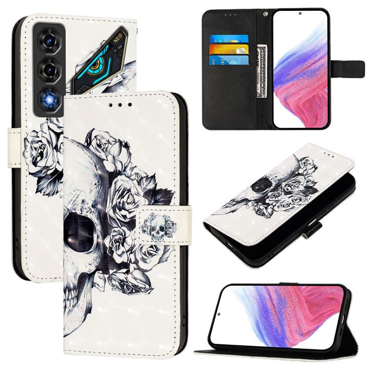 3D Painting Horizontal Flip Leather Phone Case, For ZTE nubia Neo 5 5G, For ZTE nubia Neo 5 GT 5G, For ZTE nubia P7 Pro 5G / Optus X Value 5G, For ZTE nubia P9 Pro 5G / Optus X Pro 2 5G, For ZTE nubia RedMagic 11 Air                                    ...