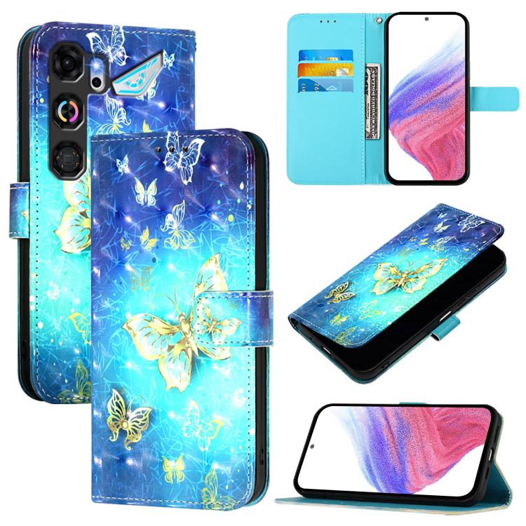 3D Painting Horizontal Flip Leather Phone Case, For ZTE nubia Neo 5 5G, For ZTE nubia Neo 5 GT 5G, For ZTE nubia P7 Pro 5G / Optus X Value 5G, For ZTE nubia P9 Pro 5G / Optus X Pro 2 5G, For ZTE nubia RedMagic 11 Air                                    ...