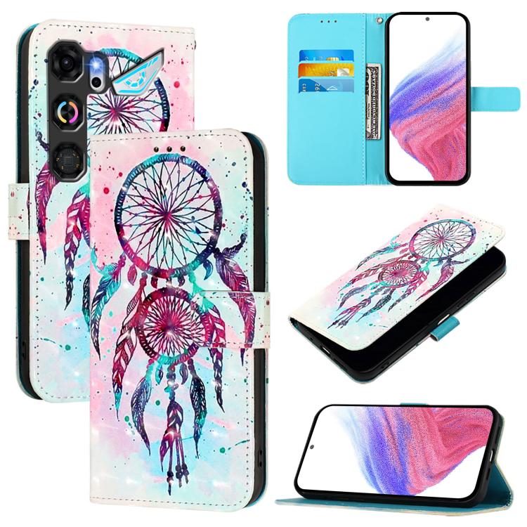3D Painting Horizontal Flip Leather Phone Case, For ZTE nubia Neo 5 5G, For ZTE nubia Neo 5 GT 5G, For ZTE nubia P7 Pro 5G / Optus X Value 5G, For ZTE nubia P9 Pro 5G / Optus X Pro 2 5G, For ZTE nubia RedMagic 11 Air                                    ...