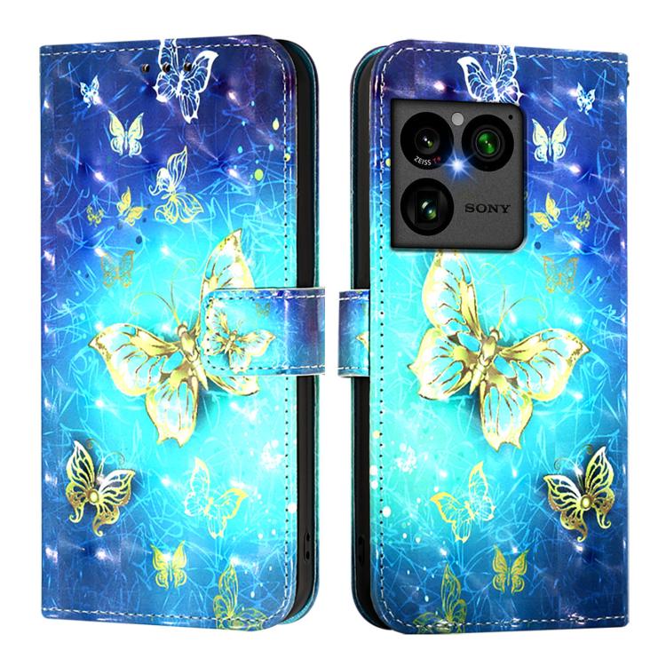 3D Painting Horizontal Flip Leather Phone Case, For Sony Xperia 1 VIII, For Sony Xperia 10 VI, For Sony Xperia 1 VI, For Sony Xperia 5 VI, For Sony Xperia 5 V, For Sony Xperia 1 V