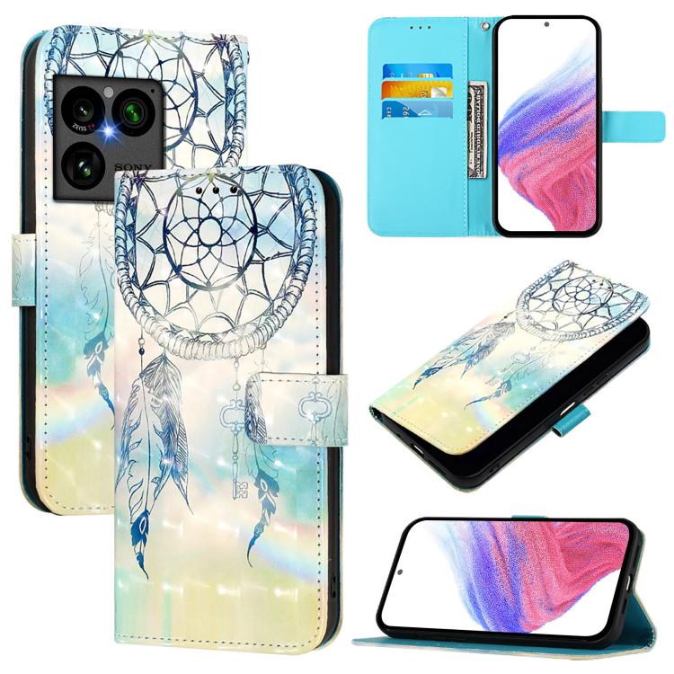 3D Painting Horizontal Flip Leather Phone Case, For Sony Xperia 1 VIII, For Sony Xperia 10 VI, For Sony Xperia 1 VI, For Sony Xperia 5 VI, For Sony Xperia 5 V, For Sony Xperia 1 V