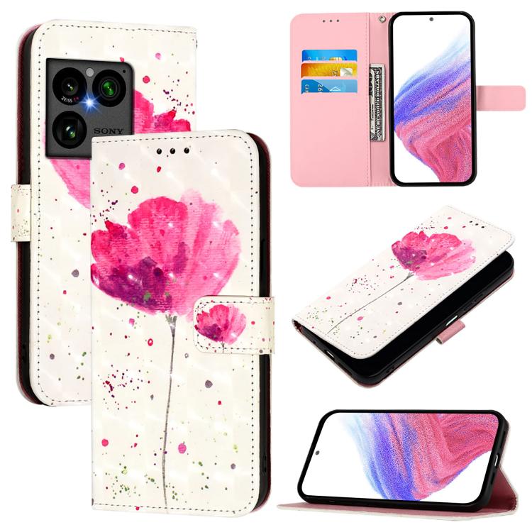 3D Painting Horizontal Flip Leather Phone Case, For Sony Xperia 1 VIII, For Sony Xperia 10 VI, For Sony Xperia 1 VI, For Sony Xperia 5 VI, For Sony Xperia 5 V, For Sony Xperia 1 V