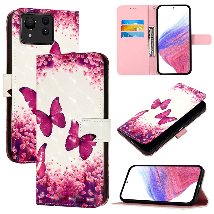3D Painting Horizontal Flip Leather Phone Case, For Asus ROG Phone 9 / 9 Pro, For Asus Zenfone 11 Ultra, For Asus ROG Phone 8