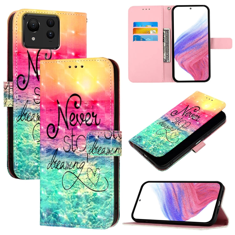 3D Painting Horizontal Flip Leather Phone Case, For Asus ROG Phone 9 / 9 Pro, For Asus Zenfone 11 Ultra, For Asus ROG Phone 8
