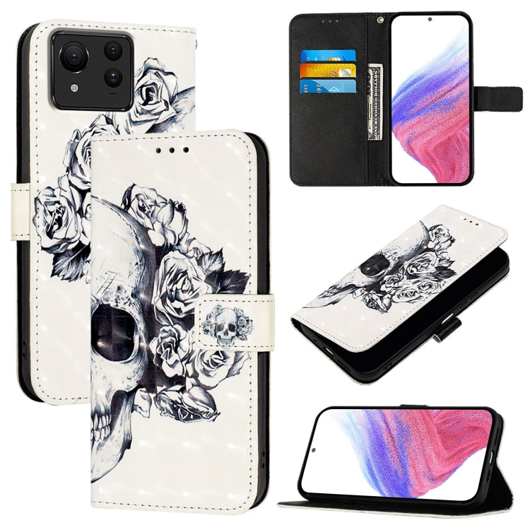 3D Painting Horizontal Flip Leather Phone Case, For Asus ROG Phone 9 / 9 Pro, For Asus Zenfone 11 Ultra, For Asus ROG Phone 8
