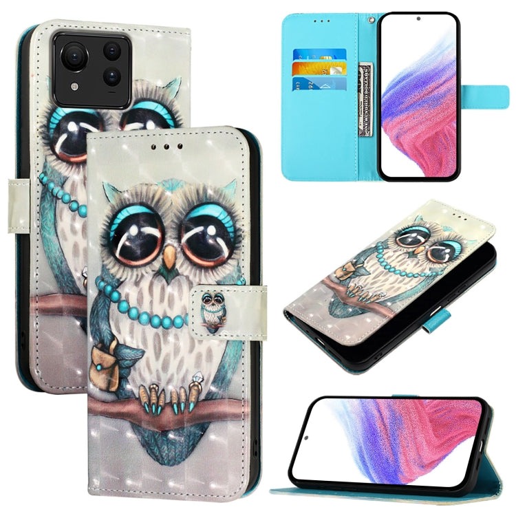 3D Painting Horizontal Flip Leather Phone Case, For Asus ROG Phone 9 / 9 Pro, For Asus Zenfone 11 Ultra, For Asus ROG Phone 8