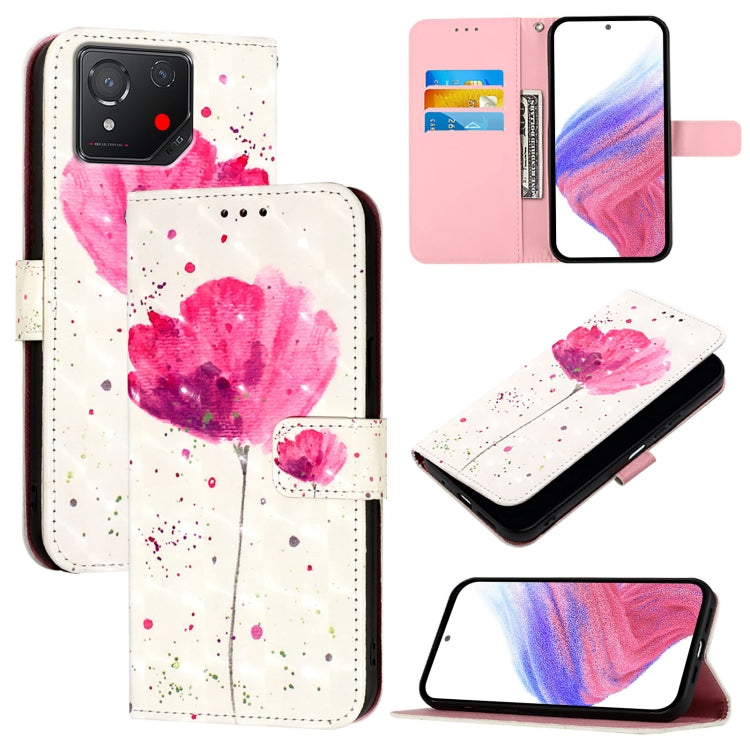 3D Painting Horizontal Flip Leather Phone Case, For Asus ROG Phone 9 / 9 Pro, For Asus Zenfone 11 Ultra, For Asus ROG Phone 8