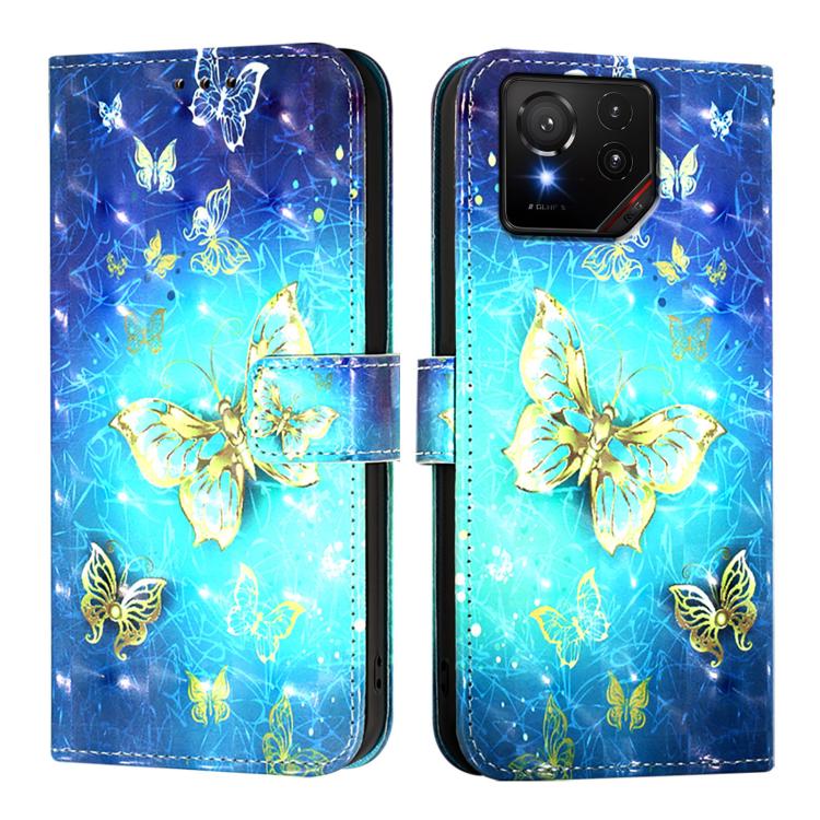 3D Painting Horizontal Flip Leather Phone Case, For Asus ROG Phone 9 / 9 Pro, For Asus Zenfone 11 Ultra, For Asus ROG Phone 8