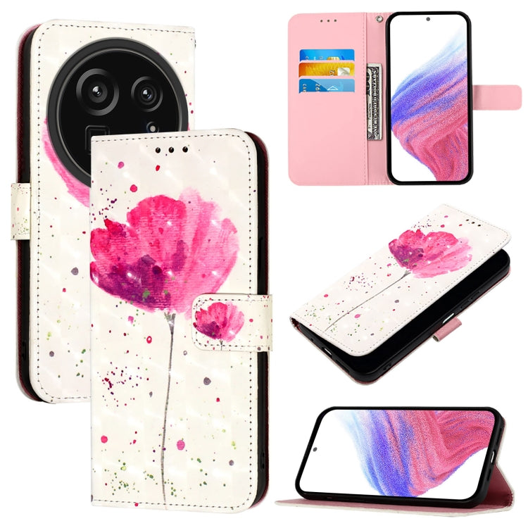 3D Painting Horizontal Flip Leather Phone Case, For Sharp Aquos wish6, For Sharp Aquos R11, For Sharp Aquos Sense10, For Sharp Aquos Sense9 Plus, For Sharp Aquos Sense9, For Sharp Aquos R9 Pro SH-54E