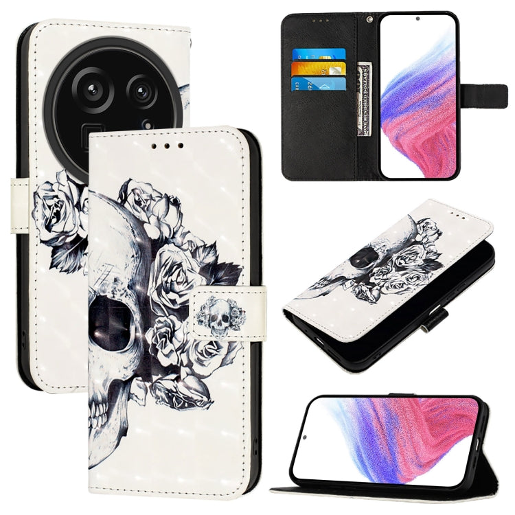 3D Painting Horizontal Flip Leather Phone Case, For Sharp Aquos wish6, For Sharp Aquos R11, For Sharp Aquos Sense10, For Sharp Aquos Sense9 Plus, For Sharp Aquos Sense9, For Sharp Aquos R9 Pro SH-54E