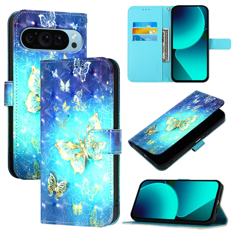 3D Painting Horizontal Flip Leather Phone Case, For Google Pixel 11 Pro XL, For Google Pixel 11 Pro / 11, For Google Pixel 9a, For Google Pixel 9 Pro XL, For Google Pixel 9 / 9 Pro, For Google Pixel 8a