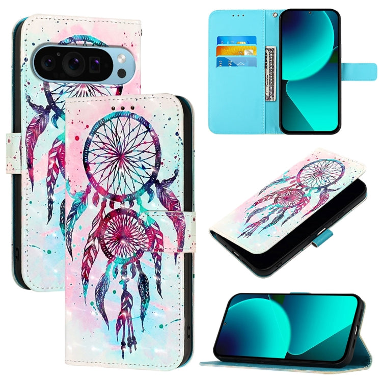 3D Painting Horizontal Flip Leather Phone Case, For Google Pixel 11 Pro XL, For Google Pixel 11 Pro / 11, For Google Pixel 9a, For Google Pixel 9 Pro XL, For Google Pixel 9 / 9 Pro, For Google Pixel 8a