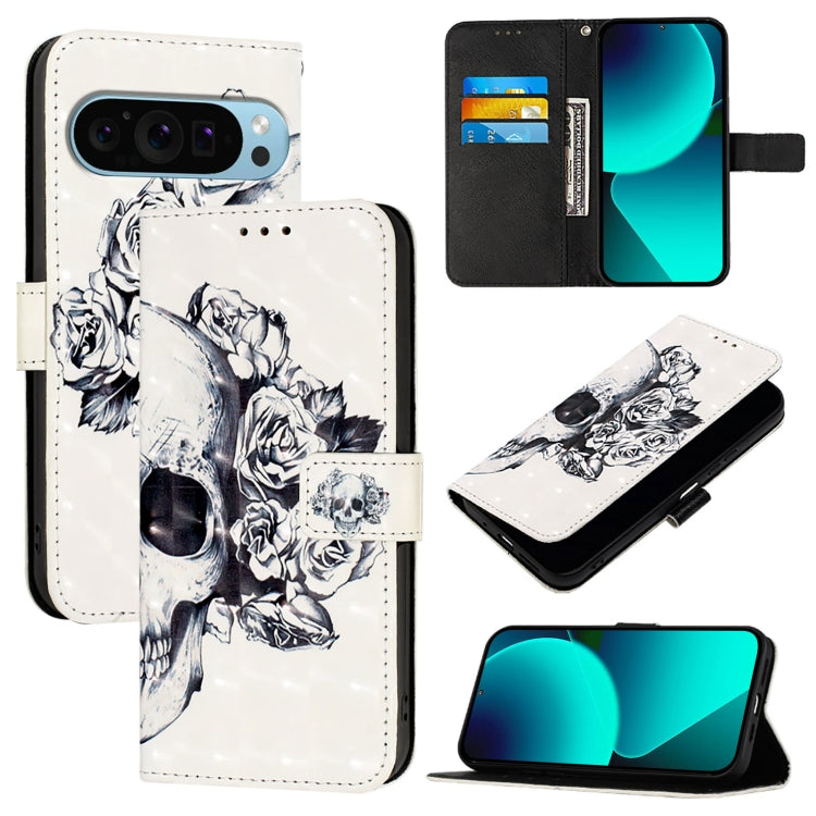 3D Painting Horizontal Flip Leather Phone Case, For Google Pixel 11 Pro XL, For Google Pixel 11 Pro / 11, For Google Pixel 9a, For Google Pixel 9 Pro XL, For Google Pixel 9 / 9 Pro, For Google Pixel 8a