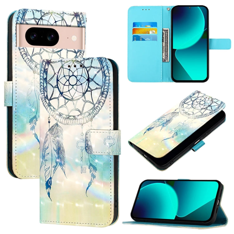 3D Painting Horizontal Flip Leather Phone Case, For Google Pixel 11 Pro XL, For Google Pixel 11 Pro / 11, For Google Pixel 9a, For Google Pixel 9 Pro XL, For Google Pixel 9 / 9 Pro, For Google Pixel 8a