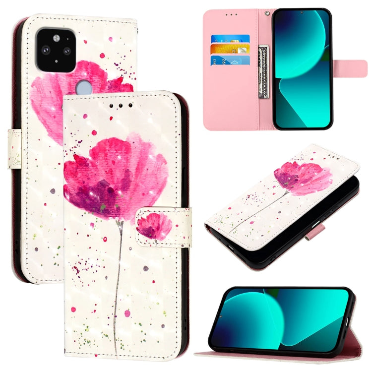 3D Painting Horizontal Flip Leather Phone Case, For Google Pixel 6, For Google Pixel 5a 5G, For Google Pixel 5, For Google Pixel 5 XL / Pixel 4a