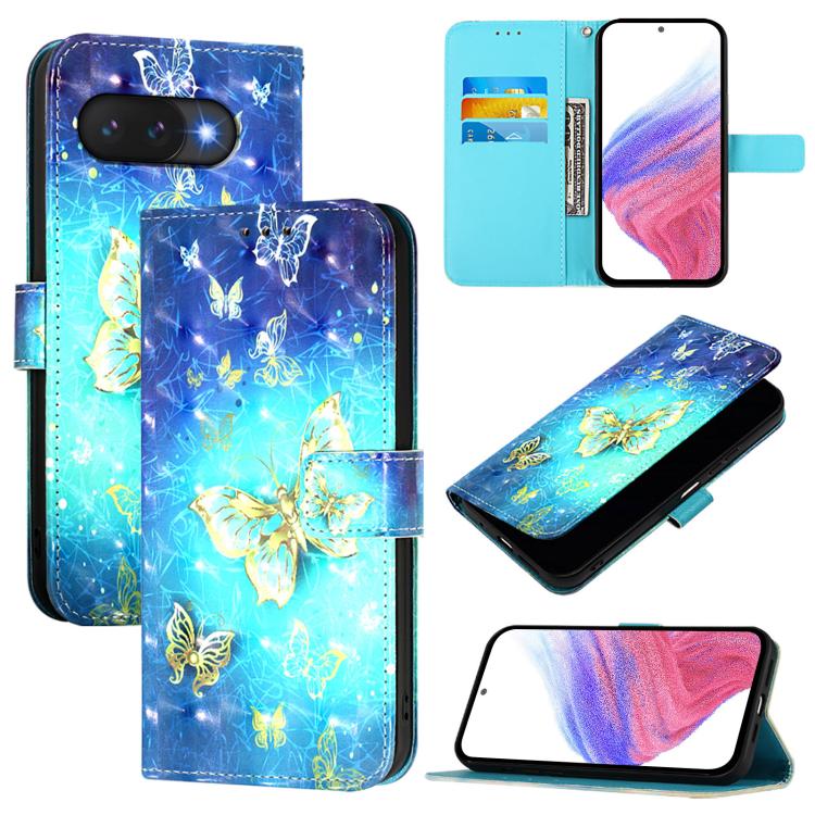 3D Painting Horizontal Flip Leather Phone Case, For Google Pixel 11 Pro XL, For Google Pixel 11 Pro / 11, For Google Pixel 9a, For Google Pixel 9 Pro XL, For Google Pixel 9 / 9 Pro, For Google Pixel 8a
