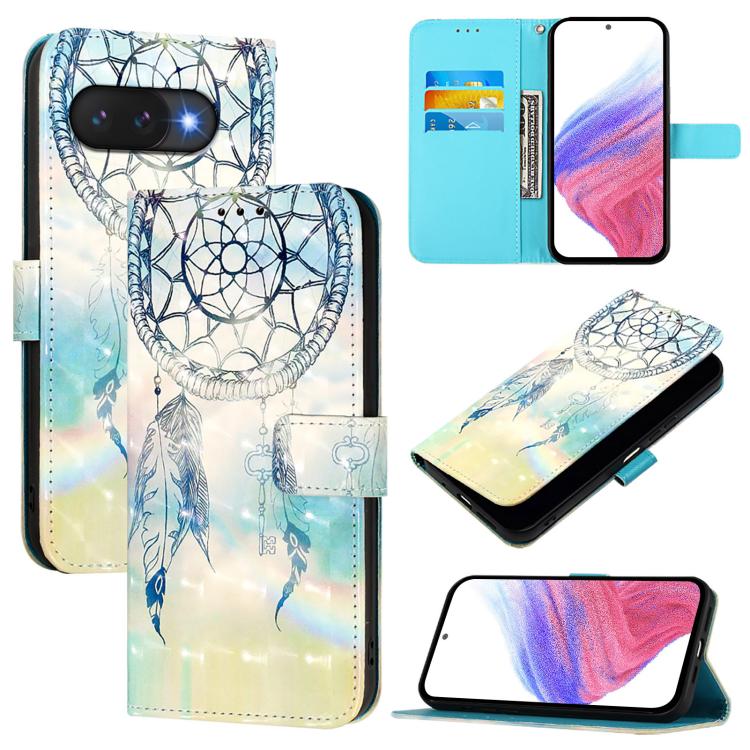 3D Painting Horizontal Flip Leather Phone Case, For Google Pixel 11 Pro XL, For Google Pixel 11 Pro / 11, For Google Pixel 9a, For Google Pixel 9 Pro XL, For Google Pixel 9 / 9 Pro, For Google Pixel 8a
