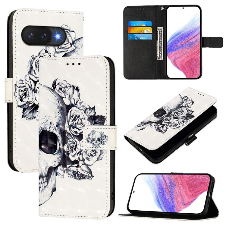 3D Painting Horizontal Flip Leather Phone Case, For Google Pixel 11 Pro XL, For Google Pixel 11 Pro / 11, For Google Pixel 9a, For Google Pixel 9 Pro XL, For Google Pixel 9 / 9 Pro, For Google Pixel 8a