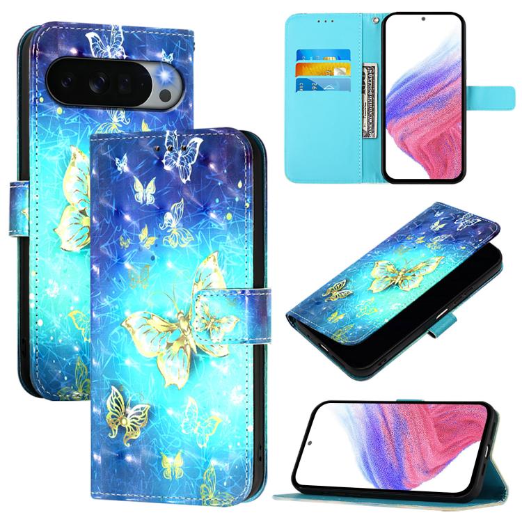 3D Painting Horizontal Flip Leather Phone Case, For Google Pixel 11 Pro XL, For Google Pixel 11 Pro / 11, For Google Pixel 9a, For Google Pixel 9 Pro XL, For Google Pixel 9 / 9 Pro, For Google Pixel 8a