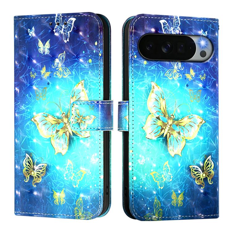 3D Painting Horizontal Flip Leather Phone Case, For Google Pixel 11 Pro XL, For Google Pixel 11 Pro / 11, For Google Pixel 9a, For Google Pixel 9 Pro XL, For Google Pixel 9 / 9 Pro, For Google Pixel 8a