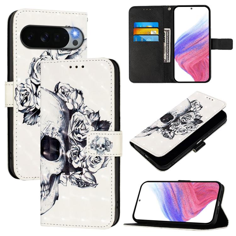 3D Painting Horizontal Flip Leather Phone Case, For Google Pixel 11 Pro XL, For Google Pixel 11 Pro / 11, For Google Pixel 9a, For Google Pixel 9 Pro XL, For Google Pixel 9 / 9 Pro, For Google Pixel 8a