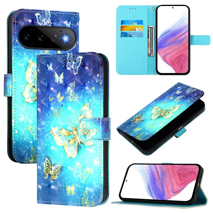 3D Painting Horizontal Flip Leather Phone Case, For Google Pixel 11 Pro XL, For Google Pixel 11 Pro / 11, For Google Pixel 9a, For Google Pixel 9 Pro XL, For Google Pixel 9 / 9 Pro, For Google Pixel 8a