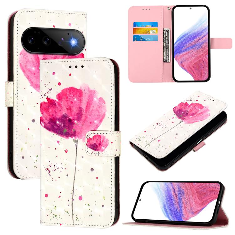 3D Painting Horizontal Flip Leather Phone Case, For Google Pixel 11 Pro XL, For Google Pixel 11 Pro / 11, For Google Pixel 9a, For Google Pixel 9 Pro XL, For Google Pixel 9 / 9 Pro, For Google Pixel 8a
