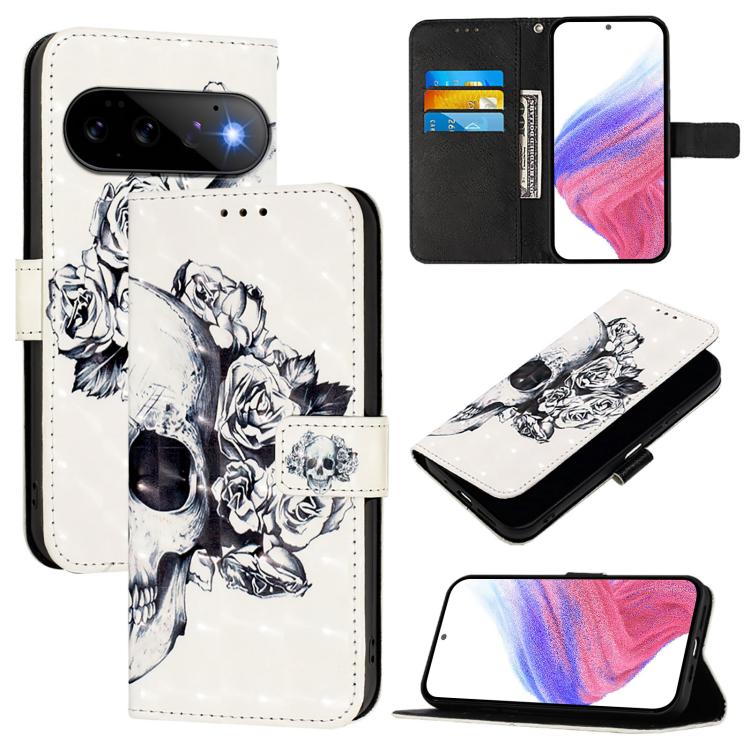 3D Painting Horizontal Flip Leather Phone Case, For Google Pixel 11 Pro XL, For Google Pixel 11 Pro / 11, For Google Pixel 9a, For Google Pixel 9 Pro XL, For Google Pixel 9 / 9 Pro, For Google Pixel 8a