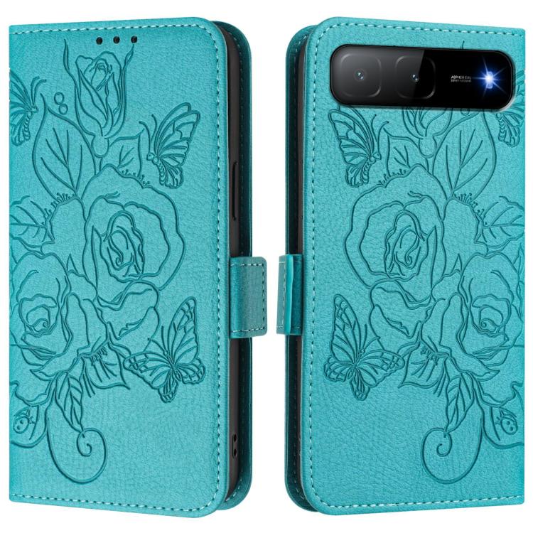 Embossed Rose RFID Anti-theft Leather Phone Case, For Infinix GT 50 Pro 5G, For Infinix Note Edge 5G Global, For Infinix Smart 20 4G / X6840, For Infinix Note 60 5G / Note 60 Pro 5G, For Infinix Hot 60i 5G / Tecno Spark Go 5G, For Infinix Smart 10 Plus...