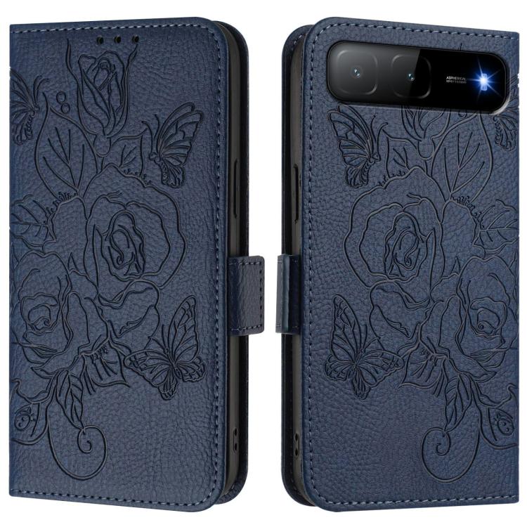 Embossed Rose RFID Anti-theft Leather Phone Case, For Infinix GT 50 Pro 5G, For Infinix Note Edge 5G Global, For Infinix Smart 20 4G / X6840, For Infinix Note 60 5G / Note 60 Pro 5G, For Infinix Hot 60i 5G / Tecno Spark Go 5G, For Infinix Smart 10 Plus...