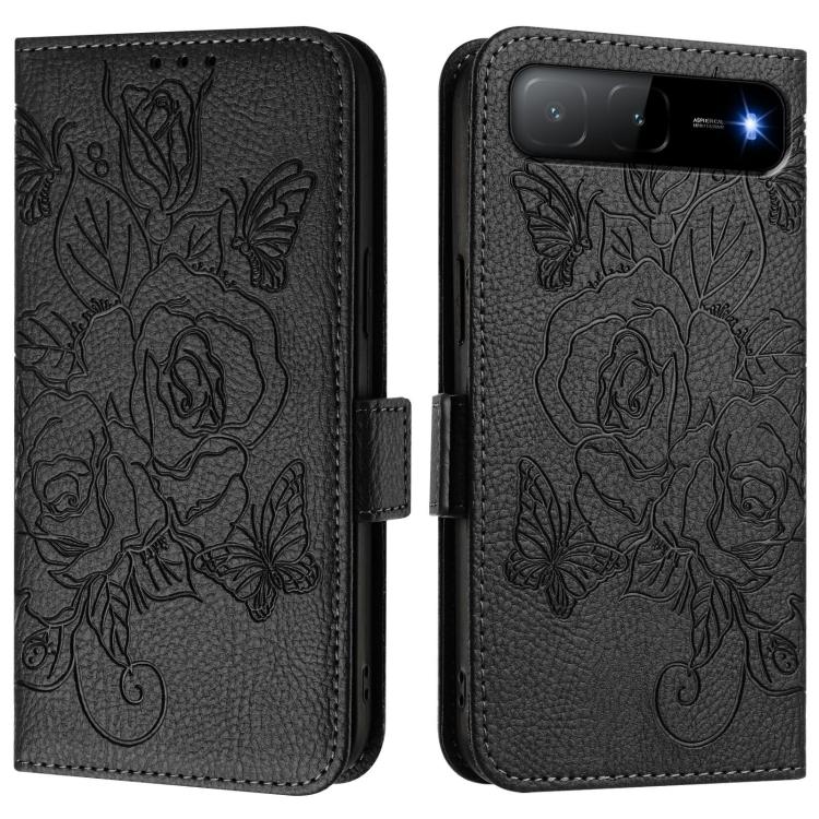 Embossed Rose RFID Anti-theft Leather Phone Case, For Infinix GT 50 Pro 5G, For Infinix Note Edge 5G Global, For Infinix Smart 20 4G / X6840, For Infinix Note 60 5G / Note 60 Pro 5G, For Infinix Hot 60i 5G / Tecno Spark Go 5G, For Infinix Smart 10 Plus...