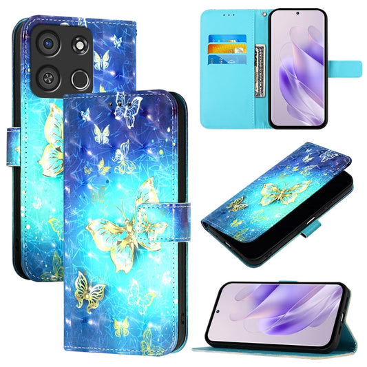 3D Painting Horizontal Flip Leather Phone Case, For Itel A05s, For Itel A70, For Itel A60 / A60s, For Itel S23+, For Itel S23, For Itel S18 / Vision 5