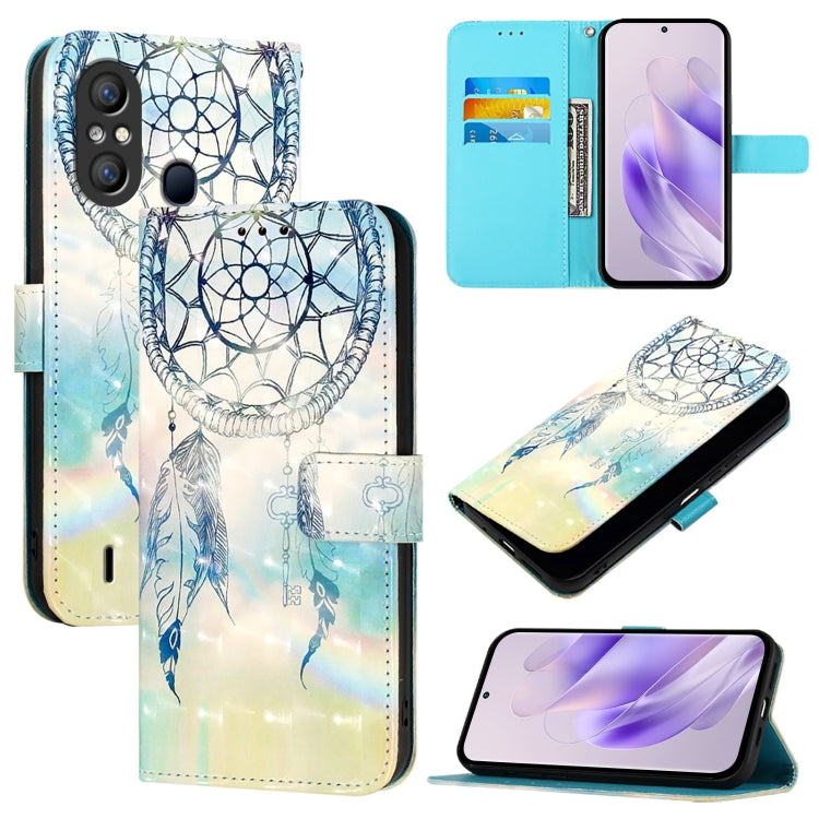 3D Painting Horizontal Flip Leather Phone Case, For Itel P40, For Itel S17 / Vision 3, For Itel A58 / A49, For Itel P17 / A27, For Itel A48