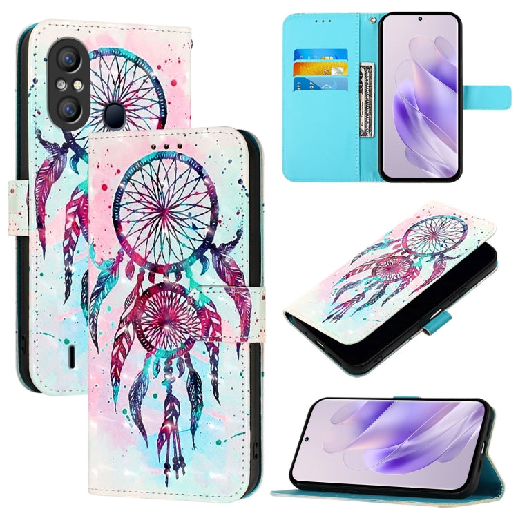 3D Painting Horizontal Flip Leather Phone Case, For Itel P40, For Itel S17 / Vision 3, For Itel A58 / A49, For Itel P17 / A27, For Itel A48