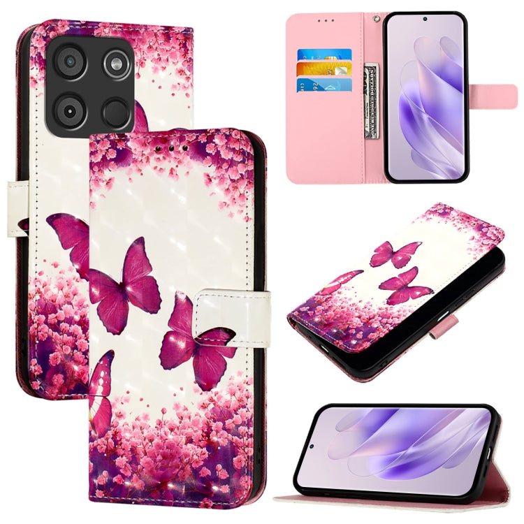 3D Painting Horizontal Flip Leather Phone Case, For Itel A05s, For Itel A70, For Itel A60 / A60s, For Itel S23+, For Itel S23, For Itel S18 / Vision 5