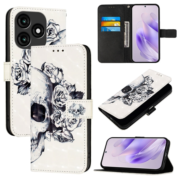 3D Painting Horizontal Flip Leather Phone Case, For Itel A05s, For Itel A70, For Itel A60 / A60s, For Itel S23+, For Itel S23, For Itel S18 / Vision 5