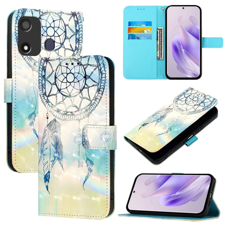 3D Painting Horizontal Flip Leather Phone Case, For Itel P40, For Itel S17 / Vision 3, For Itel A58 / A49, For Itel P17 / A27, For Itel A48