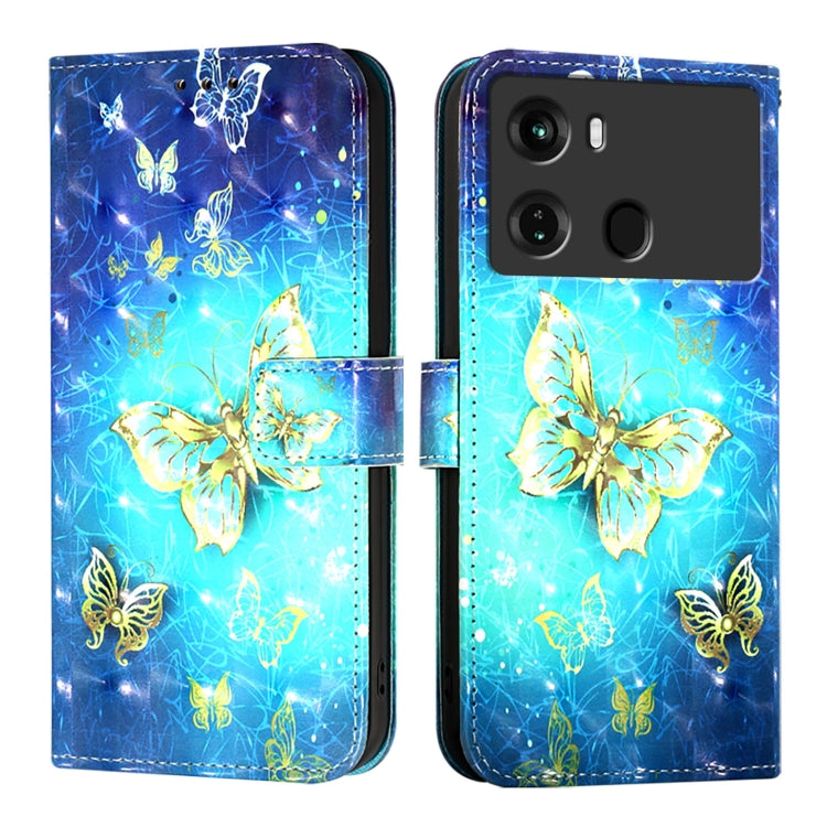 3D Painting Horizontal Flip Leather Phone Case, For Itel P40, For Itel S17 / Vision 3, For Itel A58 / A49, For Itel P17 / A27, For Itel A48