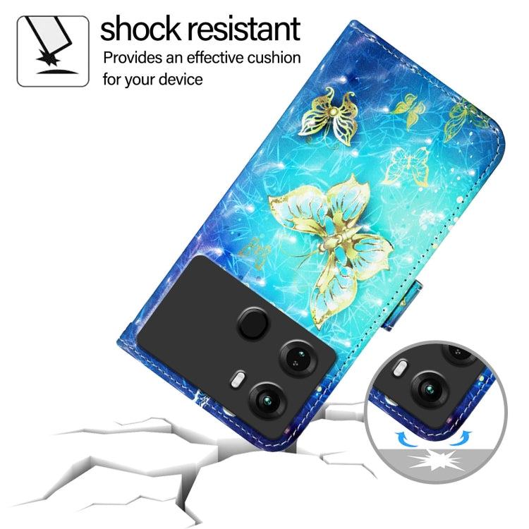 3D Painting Horizontal Flip Leather Phone Case, For Itel P40, For Itel S17 / Vision 3, For Itel A58 / A49, For Itel P17 / A27, For Itel A48