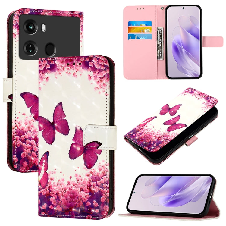 3D Painting Horizontal Flip Leather Phone Case, For Itel P40, For Itel S17 / Vision 3, For Itel A58 / A49, For Itel P17 / A27, For Itel A48