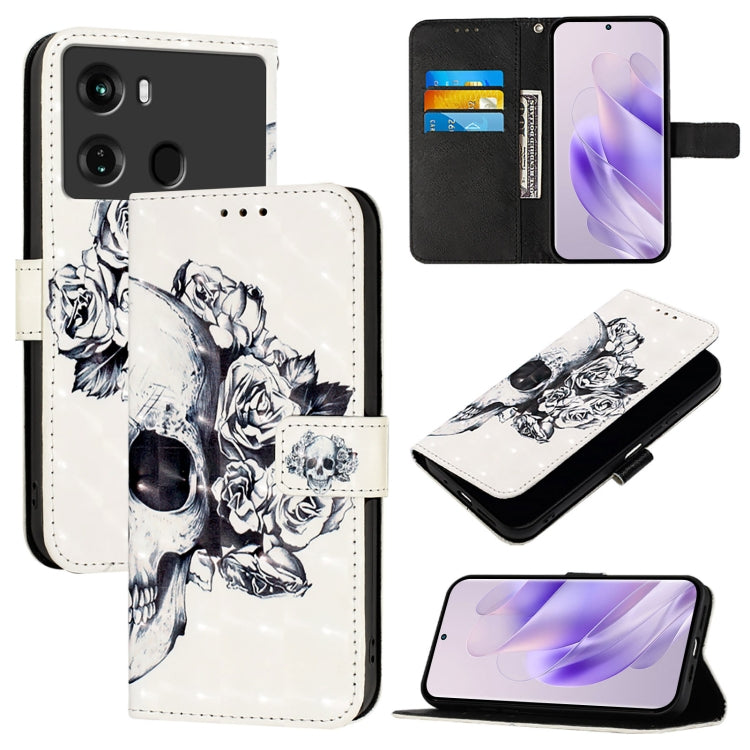 3D Painting Horizontal Flip Leather Phone Case, For Itel P40, For Itel S17 / Vision 3, For Itel A58 / A49, For Itel P17 / A27, For Itel A48