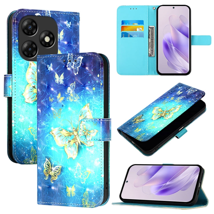 3D Painting Horizontal Flip Leather Phone Case, For Itel A23 Pro / A17, For Itel P55 5G, For Itel RS4, For Itel S24, For Itel P55+, For Itel P55 4G